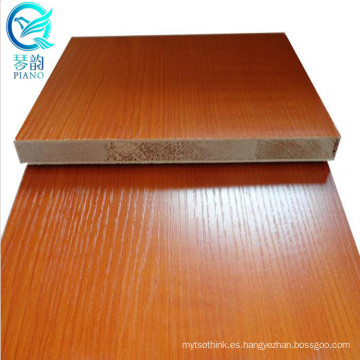 Madera contrachapada de melamina más barata / tableros de bloques / mdf en todos los diseños Tableros de madera laminada / tableros de bloques 1220x2440 mm FIRST-CLASS 5 capas E0